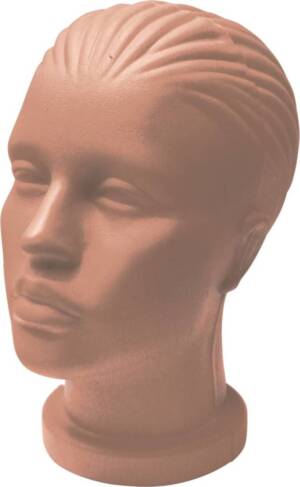 Female head with a short neck flesh color