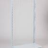 Side wall rack with grid back 900x540xH2000 without end leg with column