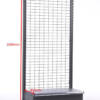 Side wall rack with grid back 1200x540xH2000 without end leg with column - view 2