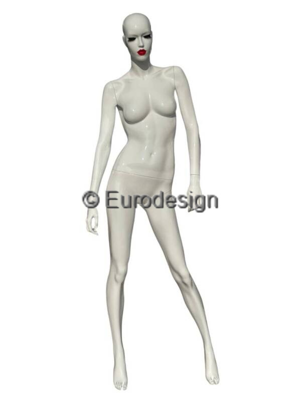 Dummy lady sba01 white gloss with lipstick