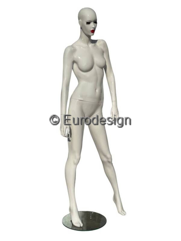 Dummy lady sba01 white gloss with lipstick - Image 2